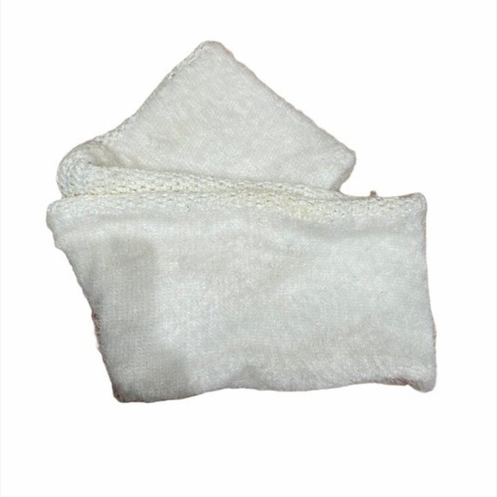 OFF WHITE Fluffy Scarf